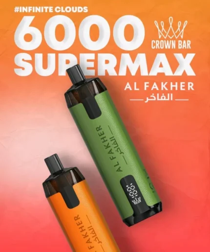 AL FAKHER CROWN BAR SUPERMAX 6000 PUFF’S
