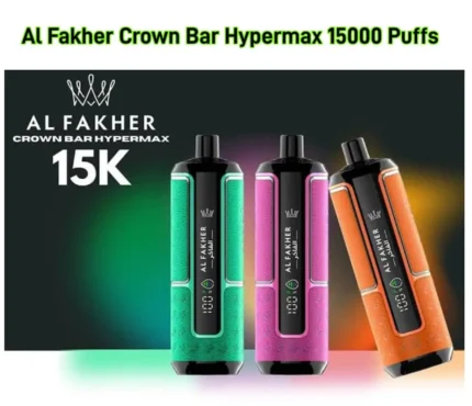 Al Fakher Crown Bar 15000 Puffs Hypermax Disposable Vape In UAE