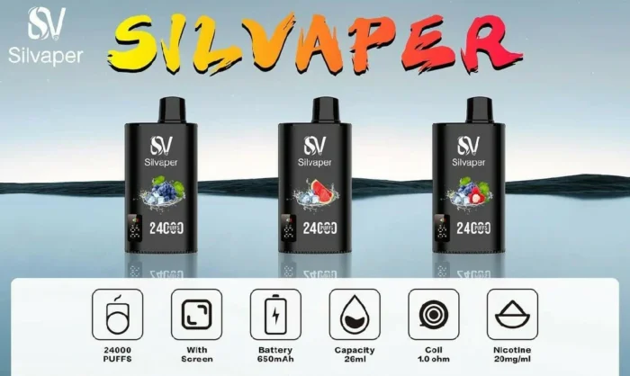 SILVAPER 24000 Puffs Disposable Vape 20mg in Dubai UAE