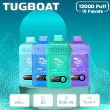 Tugboat T12000 puffs 50 MG rechargeable vape in Dubai uae
