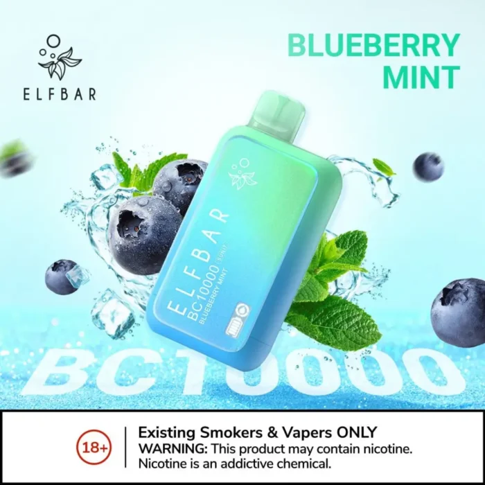 The Elfbar BC10000 BLUEBERRY MINT