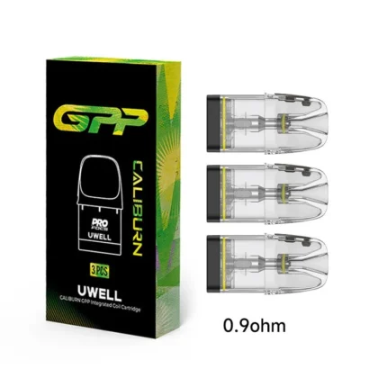 Uwell Caliburn GPP Pod Cartridge 3pcs pack In UAE 0.9 ohm