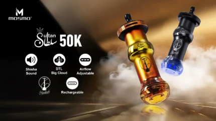 Mosmo Sultan 50K Puffs Disposable Vape – Shisha Style Luxury Vaping in Dubai