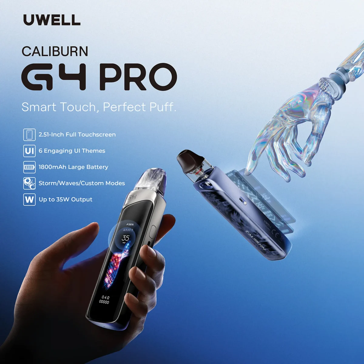 Uwell_Caliburn_G4_Pro_Pod_Kit__58748-scaled Uwell Caliburn G4 Pro with 1800mAh Battery – Dubai’s Best Pod System