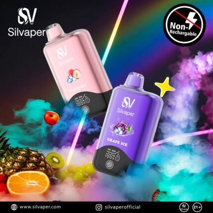 Silvaper 15000 Puffs 20mg nicotine Disposable Vape In Dubai