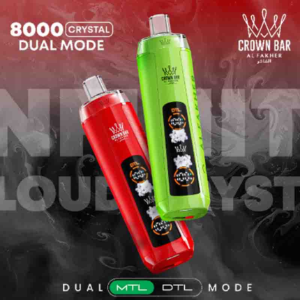 Al Fakher Crown Bar Crystal 8000 Puffs Disposable Vape